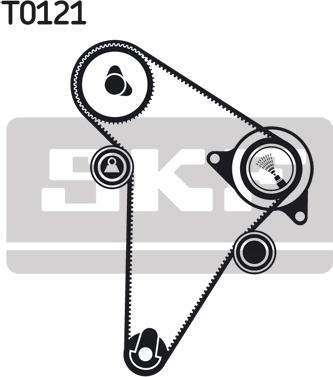 SKF VKMA 03300 - ZESTAW ROZRZĄDU PEUGEOT BOXER 2.5D-TD 141Z