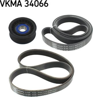 SKF VKMA 34066 — Zestaw paska klinowego wielorowkowego