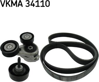 SKF VKMA 34110 — Zestaw paska klinowego wielorowkowego