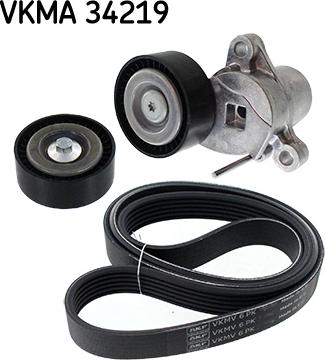 SKF VKMA 34219 — Zestaw paska klinowego wielorowkowego