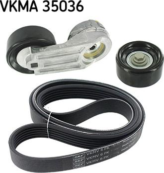 SKF VKMA 35036 — Zestaw paska klinowego wielorowkowego
