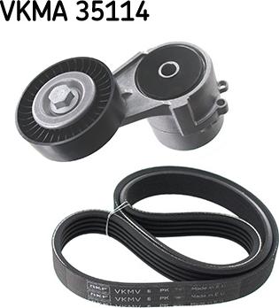 SKF VKMA 35114 — Zestaw paska klinowego wielorowkowego