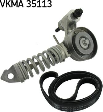 SKF VKMA 35113 - ZESTAW PASKA WIELOROWK. OPEL 1.2-1.4