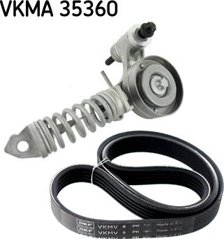 SKF VKMA 35360 — Zestaw paska klinowego wielorowkowego