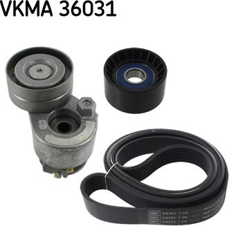 SKF VKMA 36031 — Zestaw paska klinowego wielorowkowego
