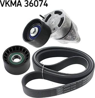 SKF VKMA 36074 — Zestaw paska klinowego wielorowkowego