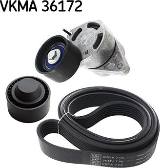 SKF VKMA 36172 — Zestaw paska klinowego wielorowkowego