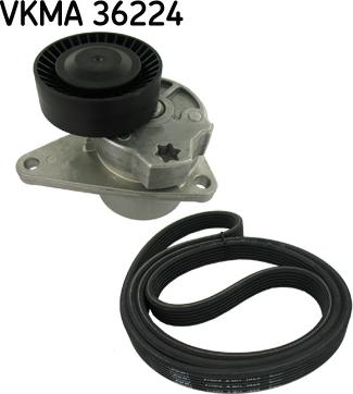 SKF VKMA 36224 - ZESTAW PASKA WIELOROWK. VOLVO 2.0-3.0 S80-V70 II XC70-90