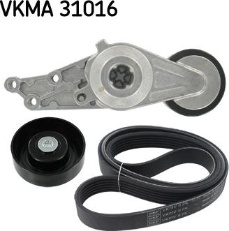 SKF VKMA 31016 — Zestaw paska klinowego wielorowkowego