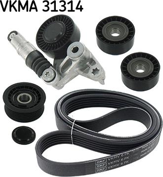 SKF VKMA 31314 — Zestaw paska klinowego wielorowkowego