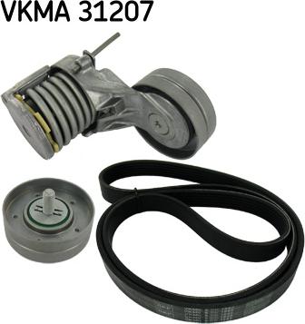 SKF VKMA 31207 - ZESTAW PASKA WIELOROWK. VW
