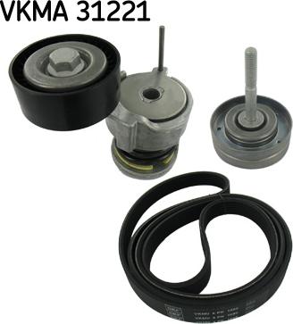 SKF VKMA 31221 — Zestaw paska klinowego wielorowkowego