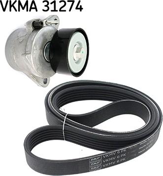SKF VKMA 31274 - ZESTAW PASKA WIELOROWK. VW 1.6TDI-2.0TDI