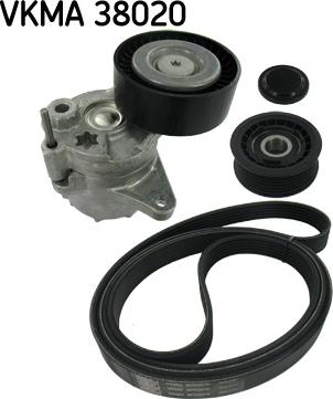 SKF VKMA 38020 - ZESTAW PASKA WIELOROWK. DB 2.2-2.7 CDI W202-W210