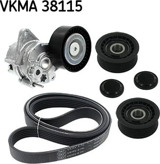 SKF VKMA 38115 — Zestaw paska klinowego wielorowkowego