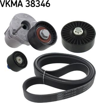 SKF VKMA 38346 — Zestaw paska klinowego wielorowkowego