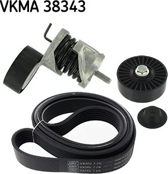 SKF VKMA 38343 — Zestaw paska klinowego wielorowkowego