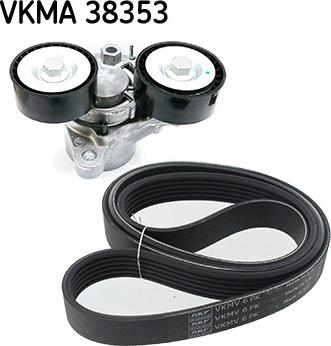 SKF VKMA 38353 — Zestaw paska klinowego wielorowkowego