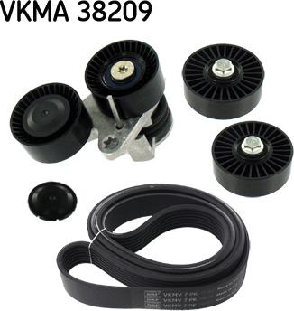 SKF VKMA 38209 — Zestaw paska klinowego wielorowkowego