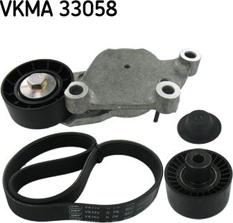 SKF VKMA 33058 — Zestaw paska klinowego wielorowkowego