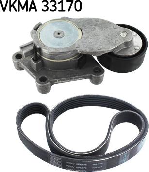 SKF VKMA 33170 — Zestaw paska klinowego wielorowkowego