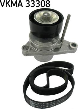 SKF VKMA 33308 - ZESTAW PASKA WIELOROWK. CITROEN 1.4-1.6 16V