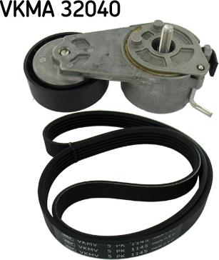 SKF VKMA 32040 — Zestaw paska klinowego wielorowkowego