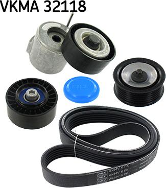 SKF VKMA 32118 — Zestaw paska klinowego wielorowkowego