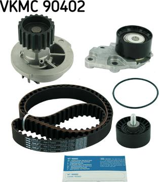 SKF VKMC 90402 - ZESTAW ROZRZADU AVEO 1.4 06- - POMPA