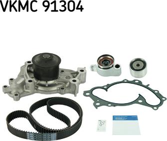 SKF VKMC 91304 — Pompa wodna + zestaw paska rozrządu