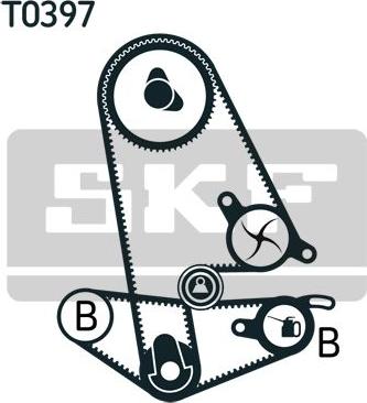SKF VKMC 93011 — Pompa wodna + zestaw paska rozrządu