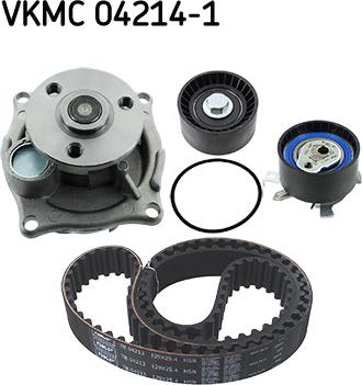 SKF VKMC 04214-1 — Pompa wodna + zestaw paska rozrządu