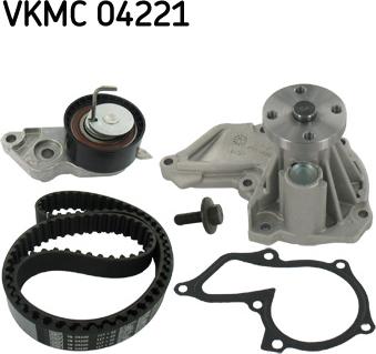 SKF VKMC 04221 — Pompa wodna + zestaw paska rozrządu