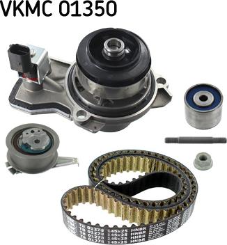 SKF VKMC 01350 — Pompa wodna + zestaw paska rozrządu