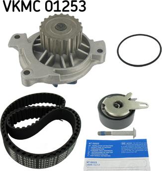 SKF VKMC 01253 — Pompa wodna + zestaw paska rozrządu