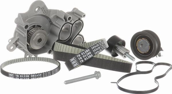 SKF VKMC 01280-2 - ZESTAW ROZRZĄDU VW 1.0TSI-1.2TSI KPL. Z ZESTAWEM POMPY