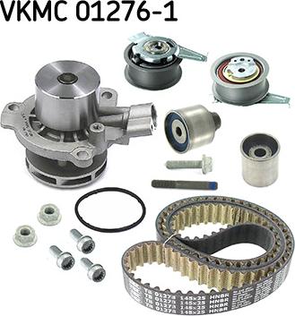 SKF VKMC 01276-1 — Pompa wodna + zestaw paska rozrządu