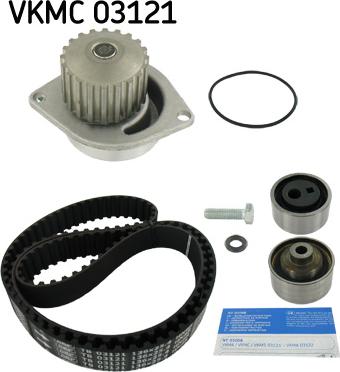 SKF VKMC 03121 — Pompa wodna + zestaw paska rozrządu