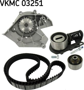 SKF VKMC 03251 — Pompa wodna + zestaw paska rozrządu