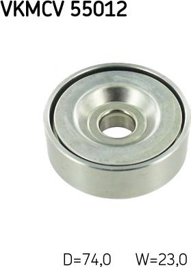 SKF VKMCV 55012 — Rolka kierunkowa / prowadząca, pasek klinowy zębaty