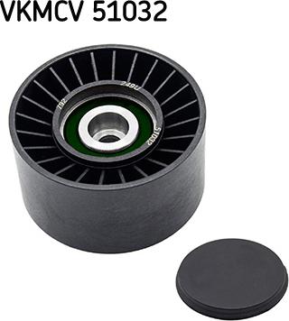 SKF VKMCV 51032 — Rolka kierunkowa / prowadząca, pasek klinowy zębaty