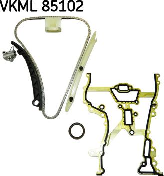 SKF VKML 85102 - ZESTAW ŁAŃCUCHA ROZRZĄDU OPEL