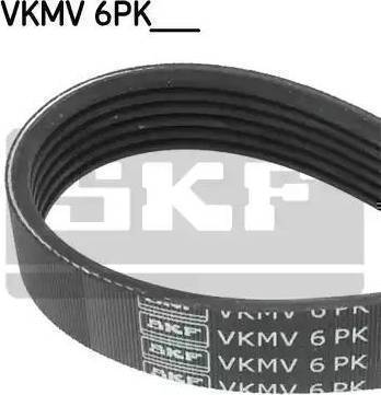 SKF VKMV 6PK1251 — Pasek klinowy wielorowkowy