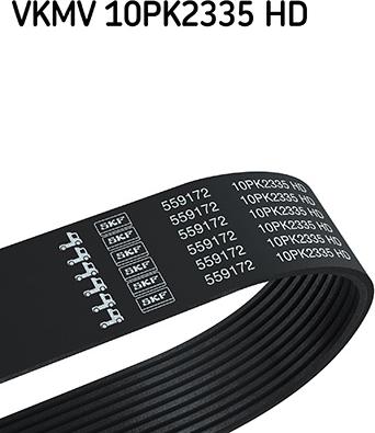SKF VKMV 10PK2335 HD - Pasek wielorowkowy