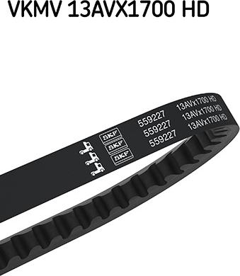 SKF VKMV 13AVX1700 HD — Pasek klinowy