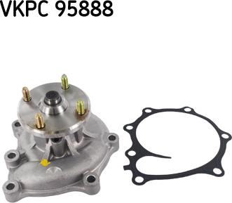 SKF VKPC 95888 - POMPA WODY HYUNDAI TERRACAN 2.9CRDI 01-