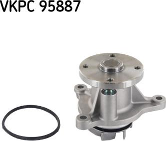 SKF VKPC 95887 - Pompa cieczy chłodzącej