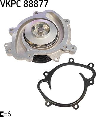 SKF VKPC 88877 - POMPA WODY DB OM642