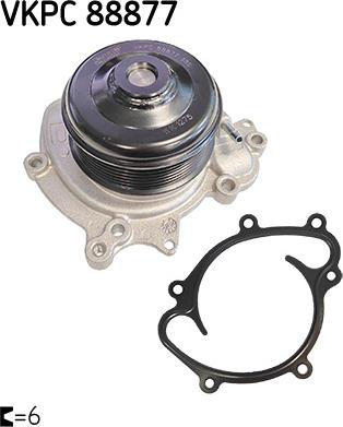 SKF VKPC 88877 - POMPA WODY DB OM642