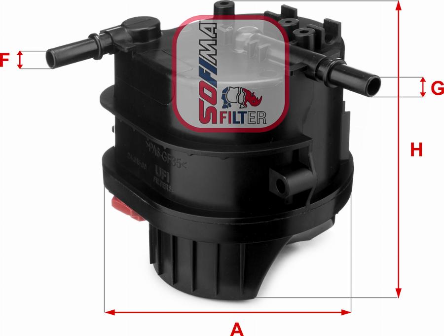 Sofima S 4015 NR — Filtr paliwa